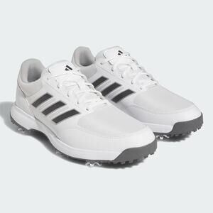 Adidas Mens 11.5 Cloud White Silver Tech Response 3.0 Golf Shoes Athletic LB6-27
